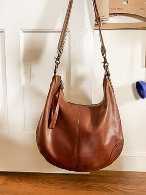 Frye Melissa Scooped Hobo Bag + Parker Thatch Crossbody Strap (Modernist)